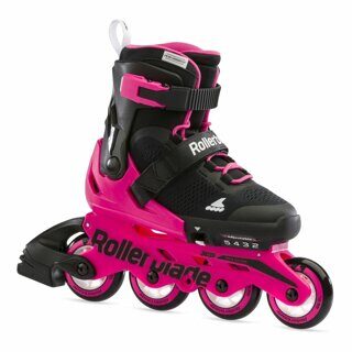 Детские роликовые коньки Rollerblade Microblade G neon pink